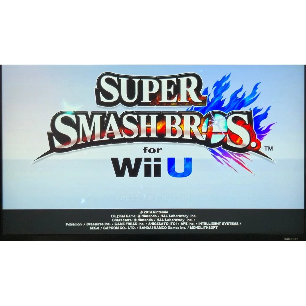 Super Smash Bros. for Wii U - Nintendo Wii U - Complete in Box (CIB) - Tested